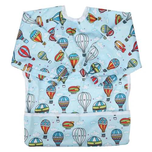 Vista 15 de Babero Camisa de manga larga con bolsillo para bebés de 1 a 3 años (Animal Forest)