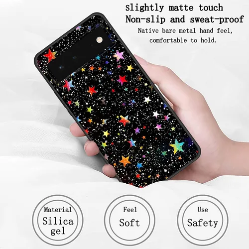 Vista 176 de Funda delgada para Google Pixel 4 XL, funda delgada de silicona de TPU suave a prueba de golpes para Google Pixel 4 XL, astronauta Galaxy