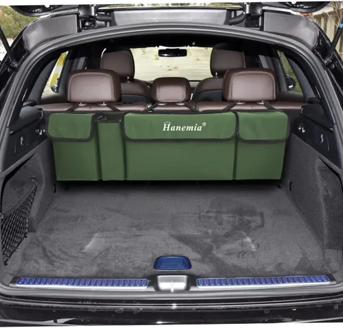 Vista 7 de Organizador y almacenamiento para maletero de automóvil, organizador colgante para asiento trasero para SUV, camión, MPV, impermeable, bolsa