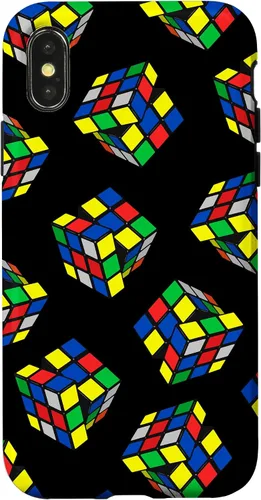 Vista 5 de Funny Impossible Rubik Rubix Rubics Cube Retro Gaming Toy Case for iPhone 17