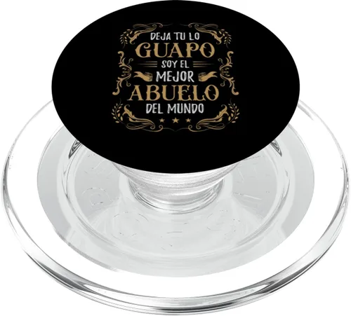 Vista 8 de PopGrip adhesivo PopSockets de Abuelito o Deja tu lo Guapo soy el Mejor Abuelo del Mundo