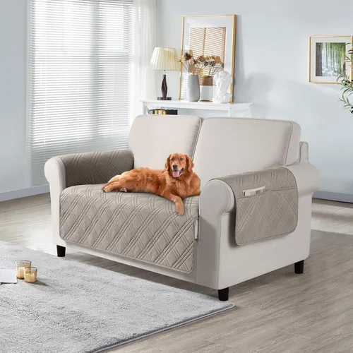 Vista 42 de TAOCOCO Fundas impermeables para silla para mascotas y perros con respaldo antideslizante, fundas para asiento de silla con bolsillo lateral