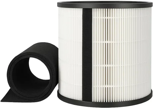 Vista 9 de Nispira TT-AP008 AP008 Filtro de repuesto para purificador de aire TaoTronics & Gukify AP008 2 en 1 con carbón activado HEPA que elimina el olor a