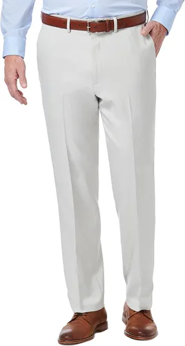 Vista 19 de Haggar Pantalón de vestir de ajuste clásico prémium para hombre Negro