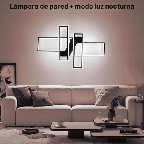 Vista 3 de SMG Sala de estar llevada moderna de la luz de techo, lámparas de cocina de Negro