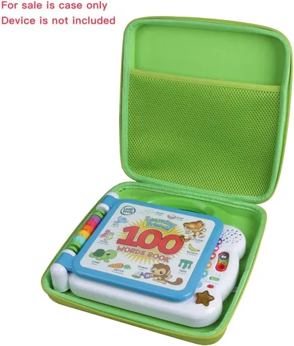 Vista 8 de Hermitshell Estuche rígido de viaje para libro Leapfrog Learning Friends de 100 palabras (morado)