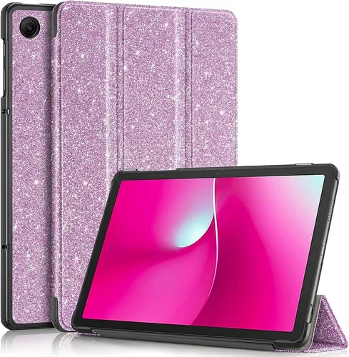 Vista 10 de Caweet Funda para T-Mobile Revvl Tab 2 de 10.1 pulgadas lanzada en 2025, carcasa rígida ligera con soporte de triple pliegue con cierre magnético