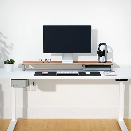 Vista 8 de HumanCentric Soporte para debajo del escritorio compatible con Mac Studio, soporte de montaje para M4 M3 M2 M1, disipación de calor, arañazos