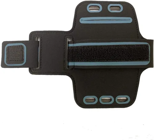 Vista 3 de Funda para brazalete para iPhone 8 7 6 6S resistente al sudor, soporte para teléfono para Nuu A3 A6L, banda ajustable con bolsillo para llaves