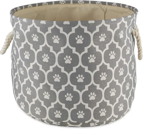 Vista 19 de Bone Dry Pet Storage Collection Lattice Estampado de Patas, Negro, Rectángulo Pequeño