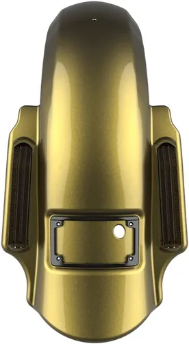 Vista 82 de Advanblack Dominator - Guardabarros trasero estirado para Harley Davidson Touring 2014+, deslizamiento de treet, Road Glide
