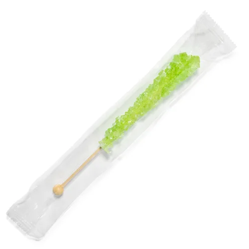 Vista 4 de Candy Envy - Witches Brew Rock Candy Sugar Sticks - 10 golosinas de cristal envueltas individualmente - Temática de Halloween