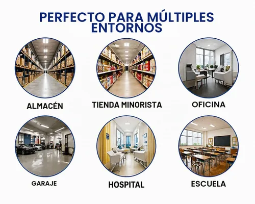 Vista 10 de Espejo convexo acrílico para interiores de 12 pulgadas con parte trasera de plástico, espejo redondo de seguridad para interiores para el punto