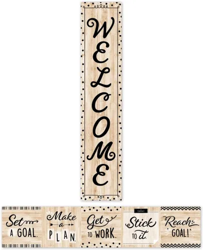 Vista 20 de CTP Apple Time Welcome - Banner de 2 caras (doble cara 1 frase en cada lado) (11024 Creative Teaching Press)