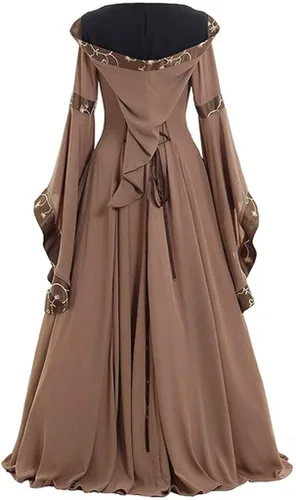 Vista 3 de Vestido gótico de hombros descubiertos para mujer disfraz sexy de bruja con manga mariposa vestido de corsé de gasa para baile de graduación 2022