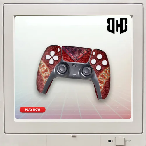 Vista 237 de Battman Custom PS-5 Controller Wireless compatible with Play-Station 5 Console by BCB Controllers Proudly Customized in USA with Permanent
