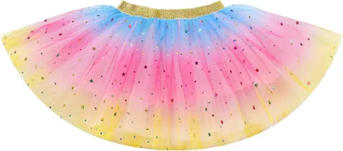 Vista 6 de ODASDO Conjunto de banda para bebé y niña pequeña, estilo bohemio, arco iris, para tartas de cumpleaños