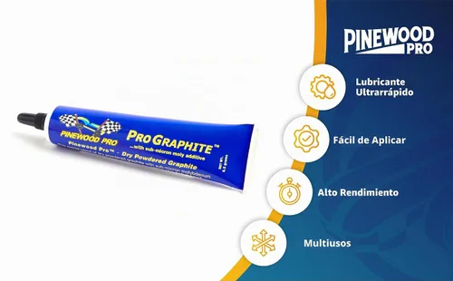 Vista 3 de Pinewood Pro PRO Graphite + Moly Lubricante de grafito seco Fácil de aplicar