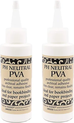 Vista 2 de Books by Hand – Adhesivo PVA de PH neutro con boquilla – botella de 4 onzas