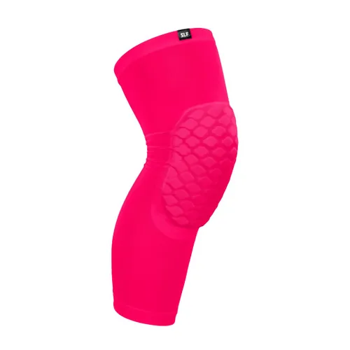 Vista 10 de SLEEFS Rodillera básica negra, manga de compresión, protección para correr, voleibol, baloncesto, todos los deportes, UPF 50+