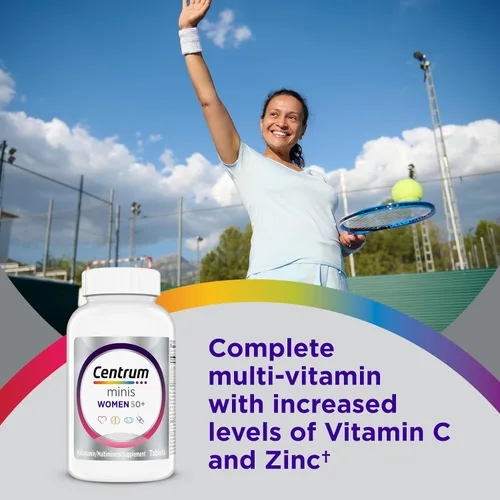 Vista 19 de Centrum Minis Silver Multivitamínico para mujer 50 Plus, suplemento multimineral con vitamina D3, vitaminas B, ingredientes sin OMG, apoya
