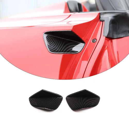 Vista 4 de Cubierta protectora de pintura para manija de puerta de automóvil, cubierta protectora de arañazos compatible con Chevrolet Corvette C7 2014 2015