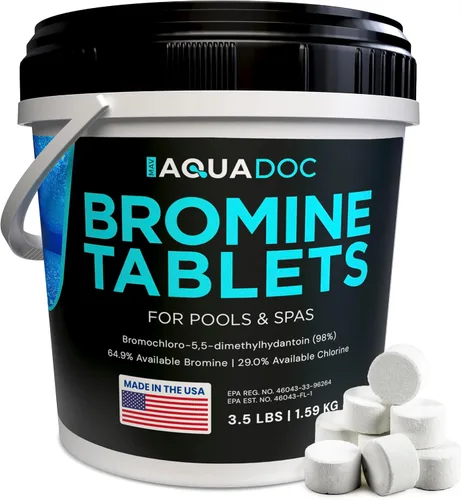 Vista 10 de AquaDoc Tabletas de bromo para spas y jacuzzis – 1.5 libras – Tabletas desinfectantes de bromo de 1 pulgada – Soporta agua limpia y clara