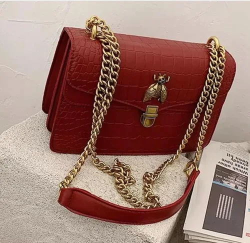 Vista 6 de Elegante bolso con broche de abeja