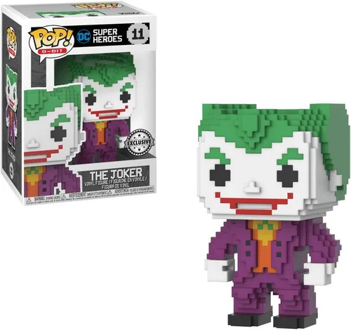 Vista 2 de Funko The Joker - DC Super Heroes 8-Bit Pop! Figura de vinilo #11 GameStop Exclusivo