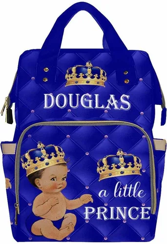 Vista 2 de Artsadd Bolsa de pañales con nombre personalizado para bebé, mochila para mamá y papá, pattern 01, Mochilas Daypack