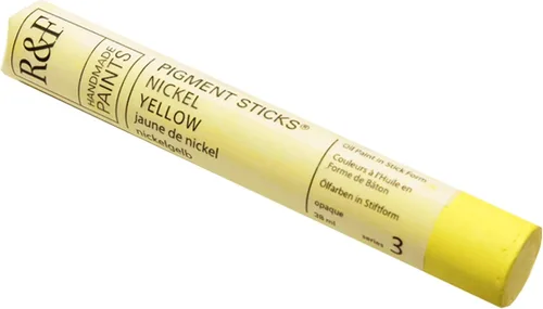 Vista 127 de R&F Handmade Paints - Pigmento profesional al óleo en barra, naranja lizarina, 6.4 fl oz