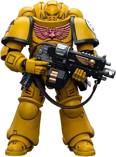 Vista 6 de JOYTOY 1/18 Warhammer 40,000 4inch Figura de acción Imperial Fists Intercessors Collection
