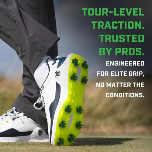 Vista 2 de Softspikes Tour Flex Pro Tacos de golf con giro rápido Fast Twist 3.0-18 púas - Negro