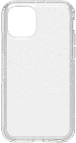 Vista 4 de OtterBox Symmetry Clear Series - Funda para iPhone 11 Pro, polvo de estrellas (escamas plateadas/transparente)