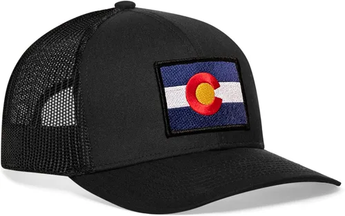 Vista 51 de HAKA Gorra de béisbol unisex con diseño de bandera del estado Gorra de béisbol de malla de camionero
