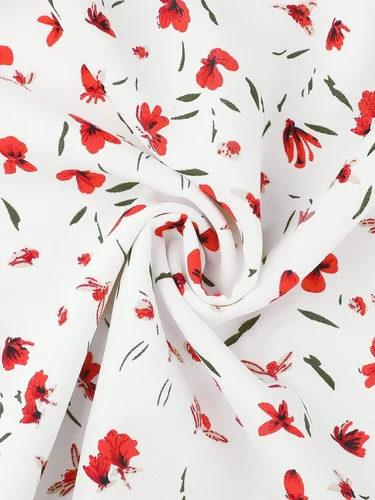 Vista 4 de Allegra K Vestido floral sin mangas con cuello para mujer, vestido retro de media solapa, con cinturón, M