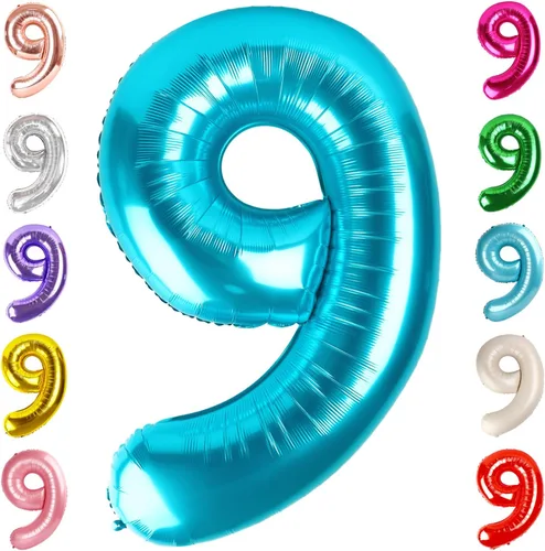 Vista 215 de Globos del números 0 de 40 pulgadas para formar los números 10, 20, 30, 40, 50, 60, 70, 80, 90, 100, para decoración de cumpleaños, bodas, eventos