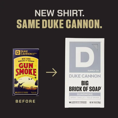 Vista 4 de Duke Cannon Supply Co. Paquete de Jabón en Barra Grande - Jabón para Hombres con Aroma Masculino - Triple Molido - Todos los Tipos de Piel