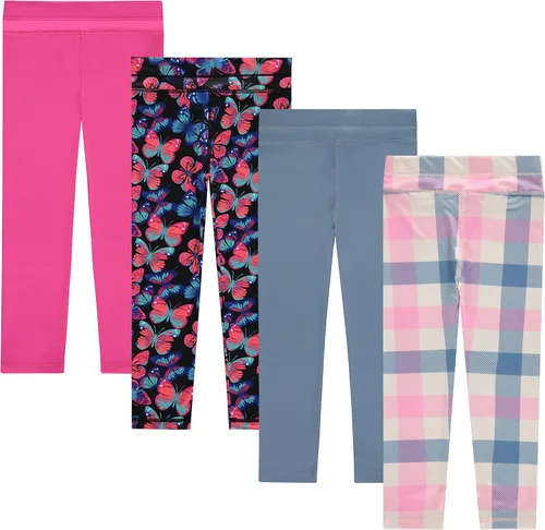 Vista 12 de BTween Paquete de 4 leggings para niñas, ejercicio, mallas deportivas con cintura ancha para niñas Basc1