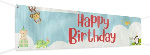 Vista 13 de Cartel de baby shower para uso en interiores y exteriores de 4 x 1 pies, pancarta grande personalizada y letreros con cuerda para colgar, telón