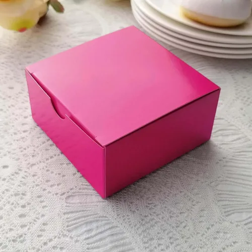Vista 10 de Efavormart - Paquete de 25 cajas de regalo impresas en oro negro con texto en inglés "Thank You", 4 x 4 x 2 pulgadas, cajas de regalo de cartulina