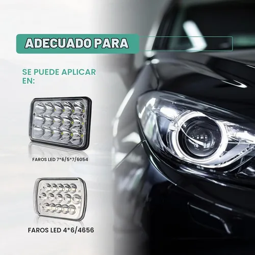 Vista 6 de 2 piezas de conector de faro H4 9003 HB2 cerámico con 3 adaptadores de cableado de enchufe de arnés para relé H4, faros o luces antiniebla, conector