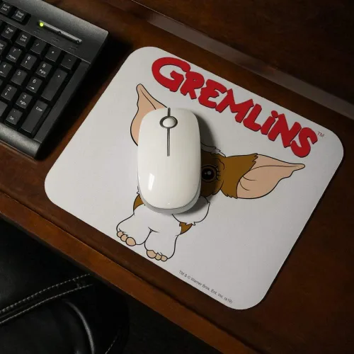 Vista 2 de Gremlins Gizmo Logo - Alfombrilla de mouse delgada de perfil bajo