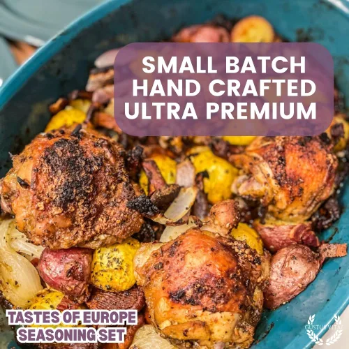 Vista 6 de European Seasonings Gourmet Gift Set – Tastes of Europe – Mezcla de especias artesanales – Paquete de seis – Sin OMG, totalmente natural, lote