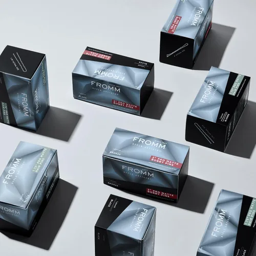Vista 5 de Fromm Horquillas de pelo negro mate de 2 pulgadas, prensadas antideslizantes con fuerte sujeción y puntas de bola, estilo seguro durante todo el día