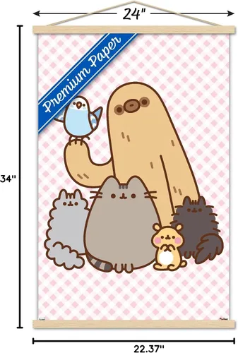 Vista 7 de Trends International Pusheen - Póster de pared con marco magnético