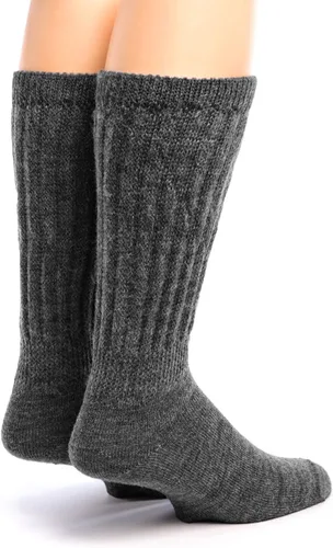 Vista 5 de WARRIOR ALPACA SOCKS - Peso Regular - Terapéutico Diabético - Suelto Top Extra Ancho - Unisex