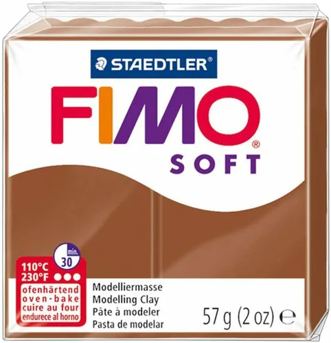Vista 5 de FIMO Arcilla de modelado de horno de polímero suave, 2.01 oz, juego de 6 colores, tonos neutros cálidos