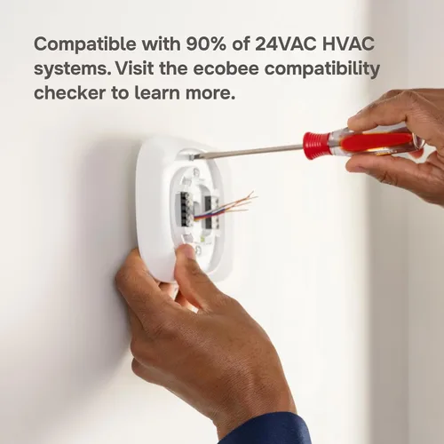 Vista 6 de ecobee Termostato inteligente mejorado, termostato Wifi programable