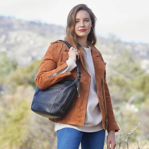Vista 5 de The Sak Sequoia - Bolso Hobo en cuero, silueta suave y holgada, diseño atemporal y elevado
